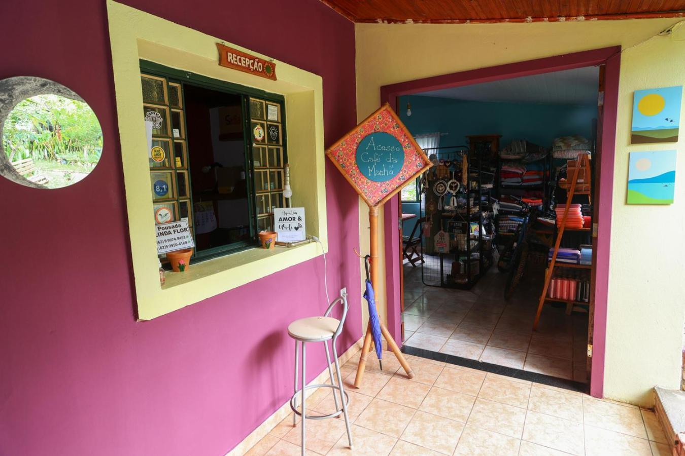 Pousada Linda Flor Bed and Breakfast Alto Paraíso de Goiás Eksteriør billede
